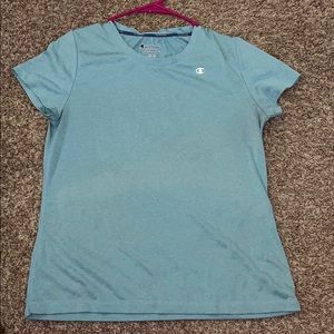 blue champion tee